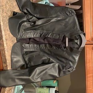 WHBM leather jacket - gorgeous!